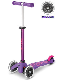 Hulajnoga Mini Micro Deluxe Purple Pink LED