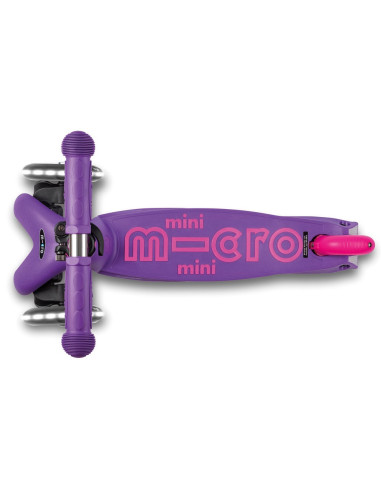 Hulajnoga Mini Micro Deluxe Purple Pink LED