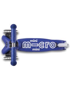 Hulajnoga Mini Micro Deluxe Blue White LED 2