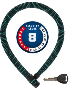 Łańcuch Rowerowy ABUS IVERA CHAIN 7210/110 DIVING BLUE