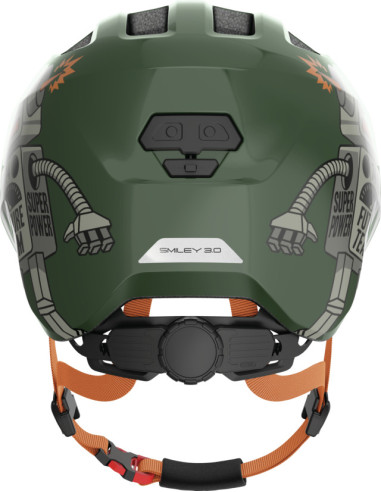 Kask dziecięcy rowerowy Abus Smiley 3.0 Green Robo | DoMiasta.pl