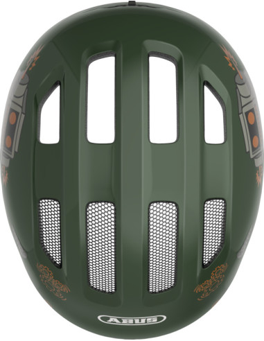 Kask dziecięcy rowerowy Abus Smiley 3.0 Green Robo | DoMiasta.pl