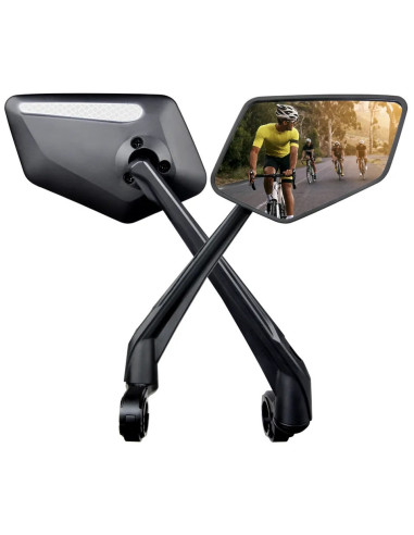 Lusterko rowerowe EasyDo RM08 72x140 mm