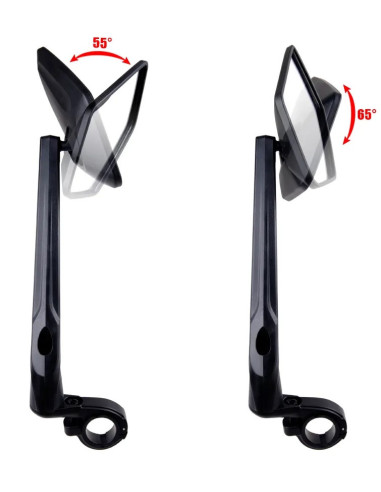 Lusterko rowerowe EasyDo RM08 72x140 mm