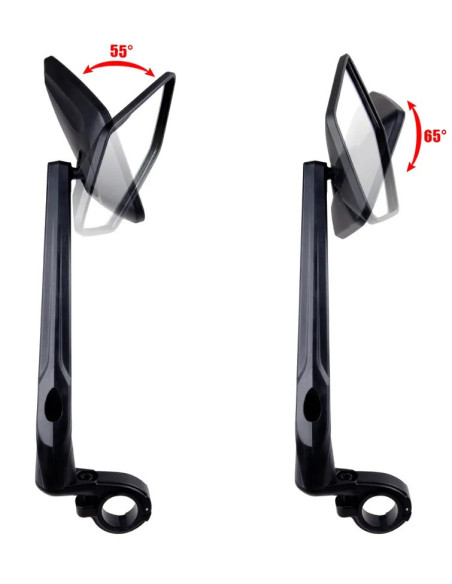 Lusterko rowerowe EasyDo RM08 72x140 mm