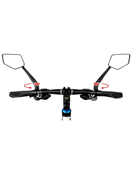 Lusterko rowerowe EasyDo RM08 72x140 mm