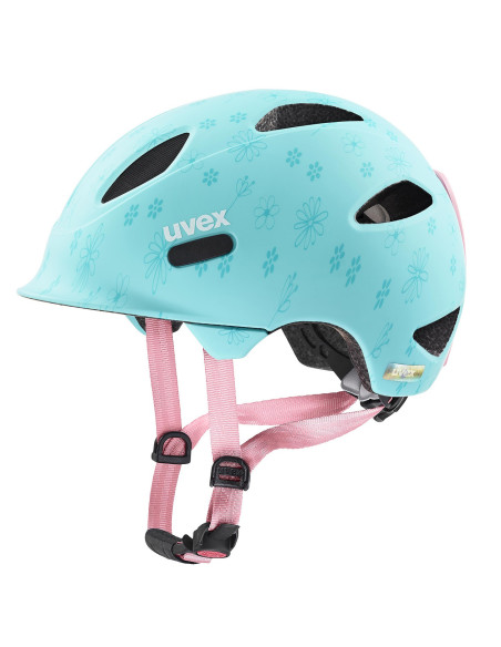 Kask rowerowy Uvex Oyo Style Flowers Cyan Matt