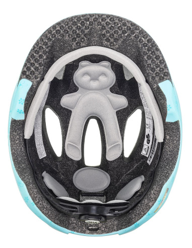 Kask rowerowy Uvex Oyo Style Flowers Cyan Matt