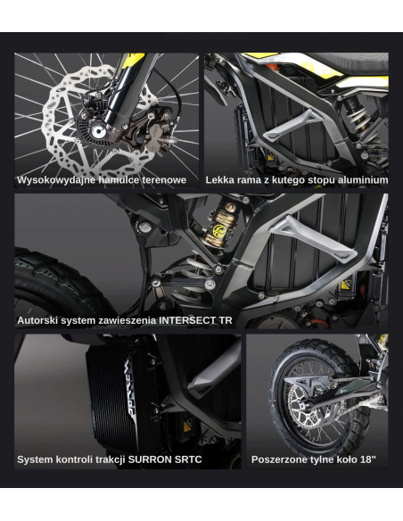 Motocykl elektryczny SurRon Ultra Bee R | DoMiasta.pl