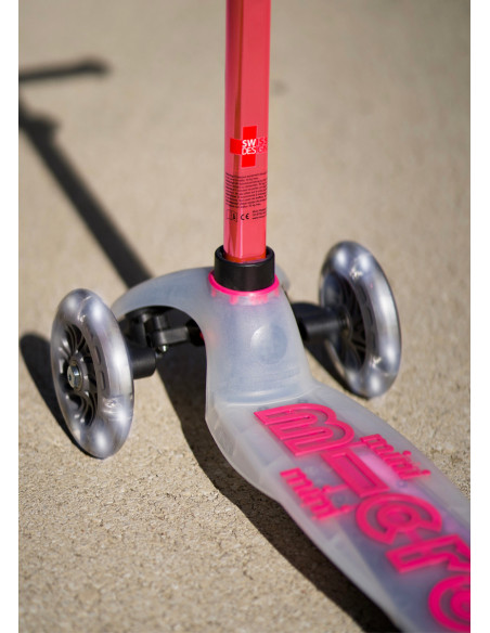 Hulajnoga Mini Micro Deluxe Flux LED Neochrome Pink