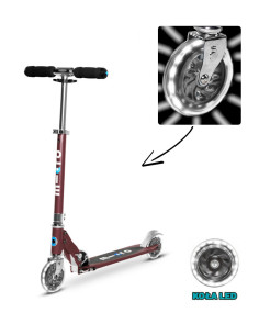 Hulajnoga Micro Sprite LED Autumn Red