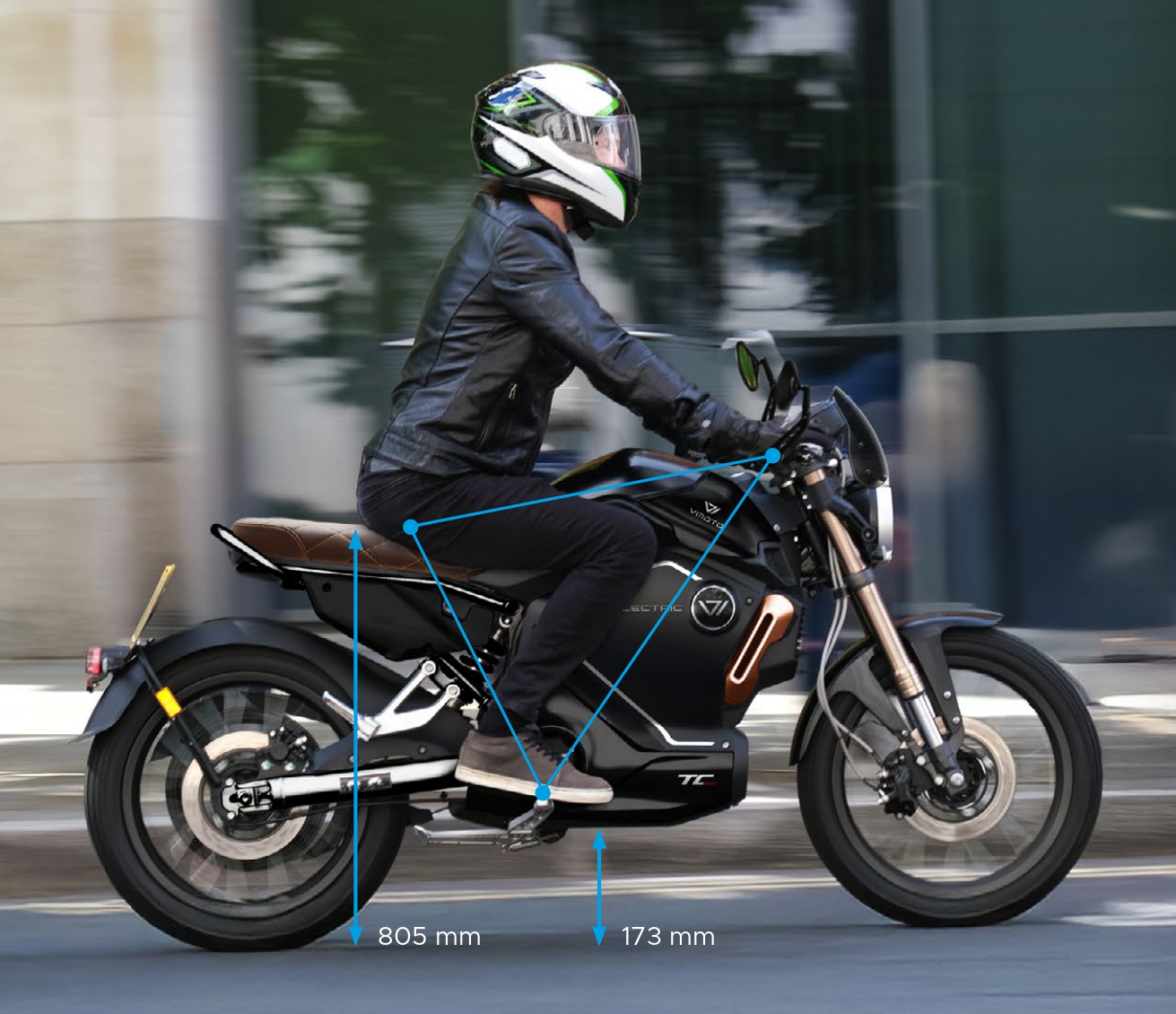 Motocykl elektryczny VMOTO TC Max