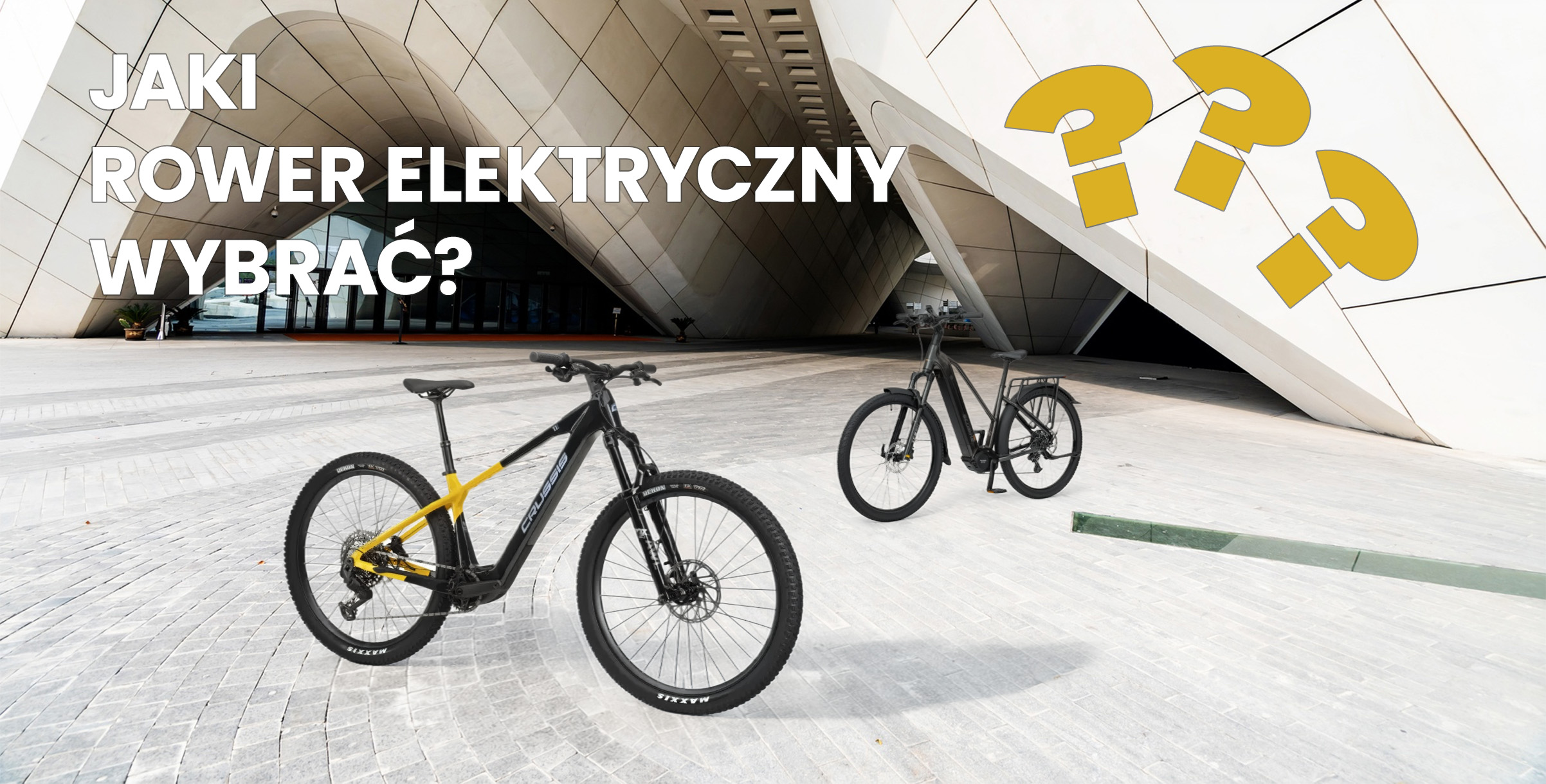 Rowery elektryczne w mieście i w terenie
